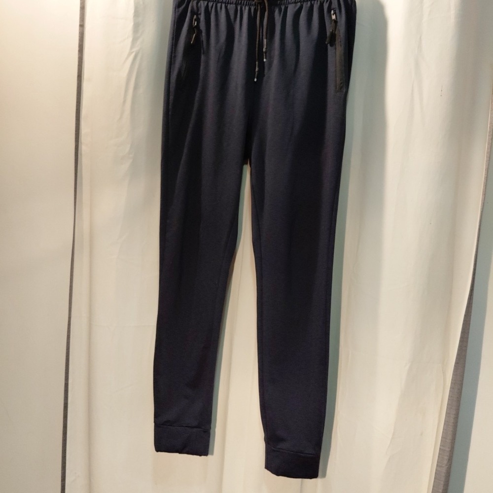 Public Rec Joggers Mens M  Navy‎ Blue Gym Running Track Athletic Stretch